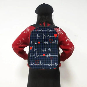 Nurse With Crown Backpack For Teenager Girls School Bags