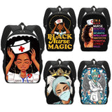 Nurse With Crown Backpack For Teenager Girls School Bags