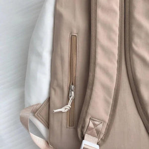 Ins Student Backpacks Patchwork Large Capacity Waterproof Bag