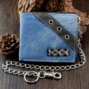 Student Casual Wallet with Anti Thief Chain