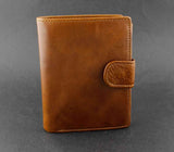 Classic European American Men Leather Wallet