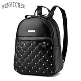 Casual Bead Backpack for Teenage Girls Female Backpack