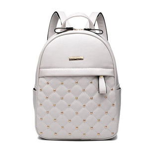 Casual Bead Backpack for Teenage Girls Female Backpack