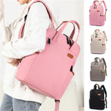 Waterproof Business Backpack for Women Oxford Student School Laptop Travel Bag