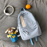 Preppy Students Bookbag Female Shoulder Soft Travel Storage Bags