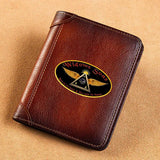 Leather Wallet Masonic Eye Widows Sons Standard Purse