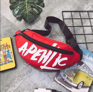 Fashion Hip-Hop Belt Bag Harajuku Shoulder Sling Chest Pocket Women Waist Bag