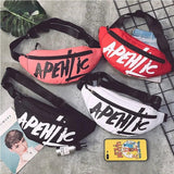 Fashion Hip-Hop Belt Bag Harajuku Shoulder Sling Chest Pocket Women Waist Bag