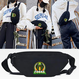 Horror Skeleton Waist Bag Crossbody Sports Running Bag