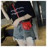 Girls Leather Waist Bag Small Shoulder Crossbody Handbag