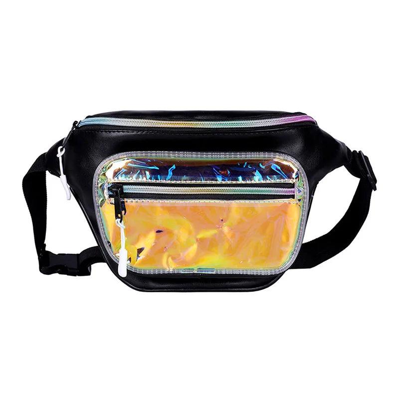 Laser Chest Bag Women's Sports Small Crossbody Bag
