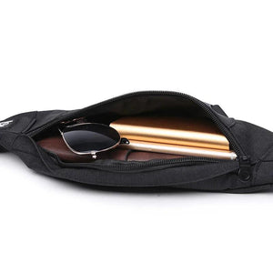 Men's Outdoor Waist Pack USB Crossbody Bag