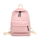Waterproof Backpack Canvas School Bag Women Travel Mochilas