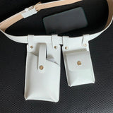 Punk Waist Bag for Women - Motorcycle Mobile Phone Belt Bag
