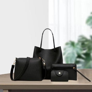 4 IN 1 Woman Bag Shoulder Bag Messenger Bag Wallet Handbag