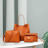 4 IN 1 Woman Bag Shoulder Bag Messenger Bag Wallet Handbag