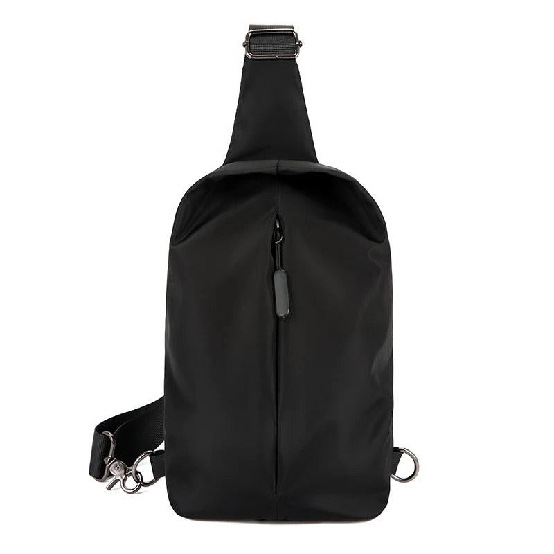 Men's Belt Bag Charging Chest Bag Travel Bag Multi-function Messenger Bag Pocket