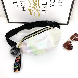 Sports Sequin Chest Bag Waist Wallet