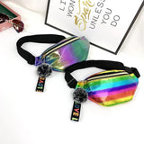 Sports Sequin Chest Bag Waist Wallet