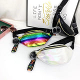Sports Sequin Chest Bag Waist Wallet