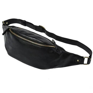 Men Messenger Bag Casual Travel Chest Bag High PU Leather Men's Shoulder Bag