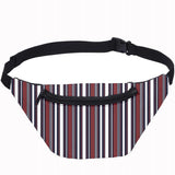 Striped Sports Waist Bag Lumbar Pack Lady Shoulder Bag Crossbody Bag Pouch