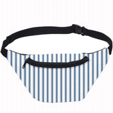 Striped Sports Waist Bag Lumbar Pack Lady Shoulder Bag Crossbody Bag Pouch