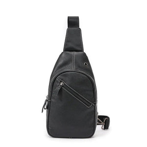 Leather Chest Bag Single Backpack iPad Bag