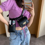 Two-piece Waist Bag High PU Belt Messenger Mobile Phone Bag Shoulder Bag