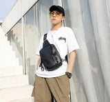 Men's Sports Chest Bag Casual Waist Bag Shoulder Bag
