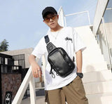 Men's Sports Chest Bag Casual Waist Bag Shoulder Bag