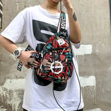 Chest Bag Ladies Messenger Shoulder Bag Young Couple Sports Satchel Backpack