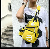 Chest Bag Ladies Messenger Shoulder Bag Young Couple Sports Satchel Backpack