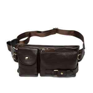 Leather Waist Bag Men'S Leather Men Waist Bag Heuptas Belt Bag Bolso De Cintura