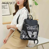 Retro Ethnic Backpack Women Teenage Student College Girl School Casual Rucksack