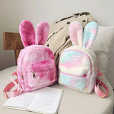 Cute Bunny Plush Backpack with Rabbit Ears