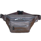 Men Leather Purse Waist Bag Chest Bag Messenger Bag