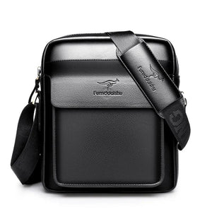 PU Men's Shoulder Bag Business Casual Messenger Briefcase