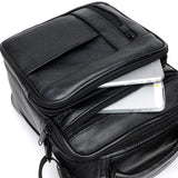 Leather Men's Casual Shoulder Messenger Bag Cross-body Bag Tote Satchel