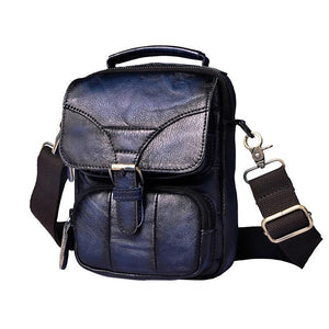 Leather Male Casual Waist Belt Satchel Shoulder Bag 2074