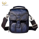 Leather Male Casual Waist Belt Satchel Shoulder Bag 2074