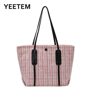 Sequins All-Match Large-Capacity Underarm Bag