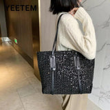 Sequins All-Match Large-Capacity Underarm Bag