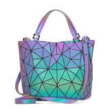 Seasonblack Women's Geometric Luminous Shoulder Bag