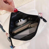 Autumn Winter Printed Shoulder Bag Women's Broadband Student Version