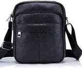 Small Flap Leather Shoulder Bag for Men