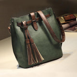 Lady Tassel Shoulder Bag Flap Bag with Tassel Detail