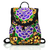 Folk-Custom Embroidery Ethnic Style School Bag for Women