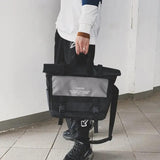 LENLEI Messenger bag men's tide tooling Japanese portable dark wind student shou