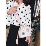 Woven Stars Ball Shoulder Bag Bucket Bag Crossbody Bag